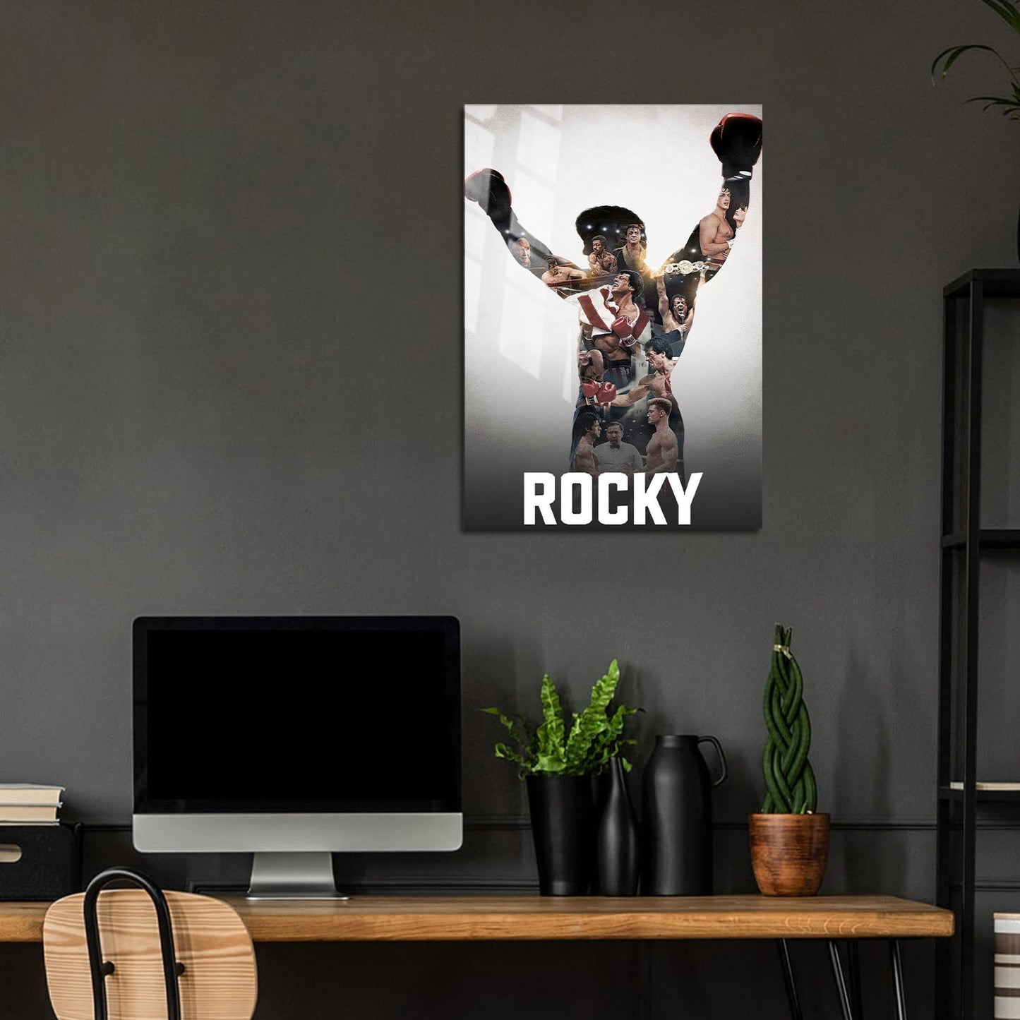 Flex Designs Metal Poster Rocky Collection Classic 5 x 7" Home Goods - Movie  Movie Metal Poster