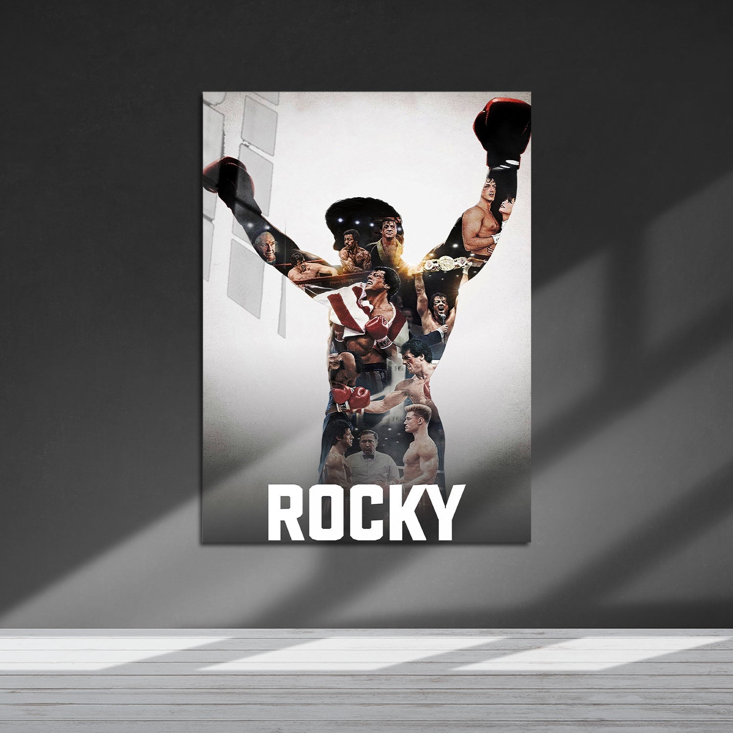 Flex Designs Metal Poster Rocky Collection Classic 5 x 7" Home Goods - Movie  Movie Metal Poster