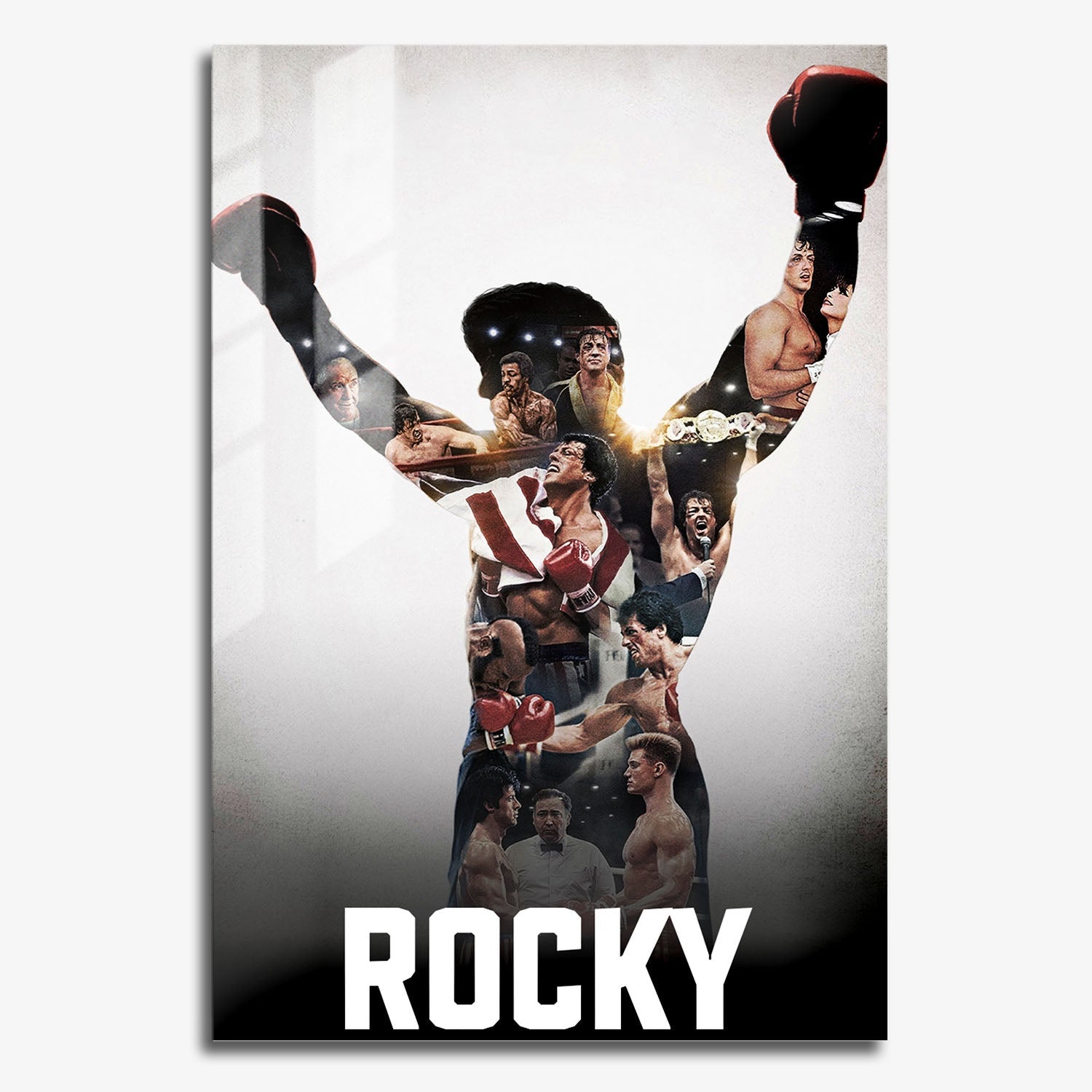 Flex Designs Metal Poster Rocky Collection Classic 11 x 17" Home Goods - Movie  Movie Metal Poster