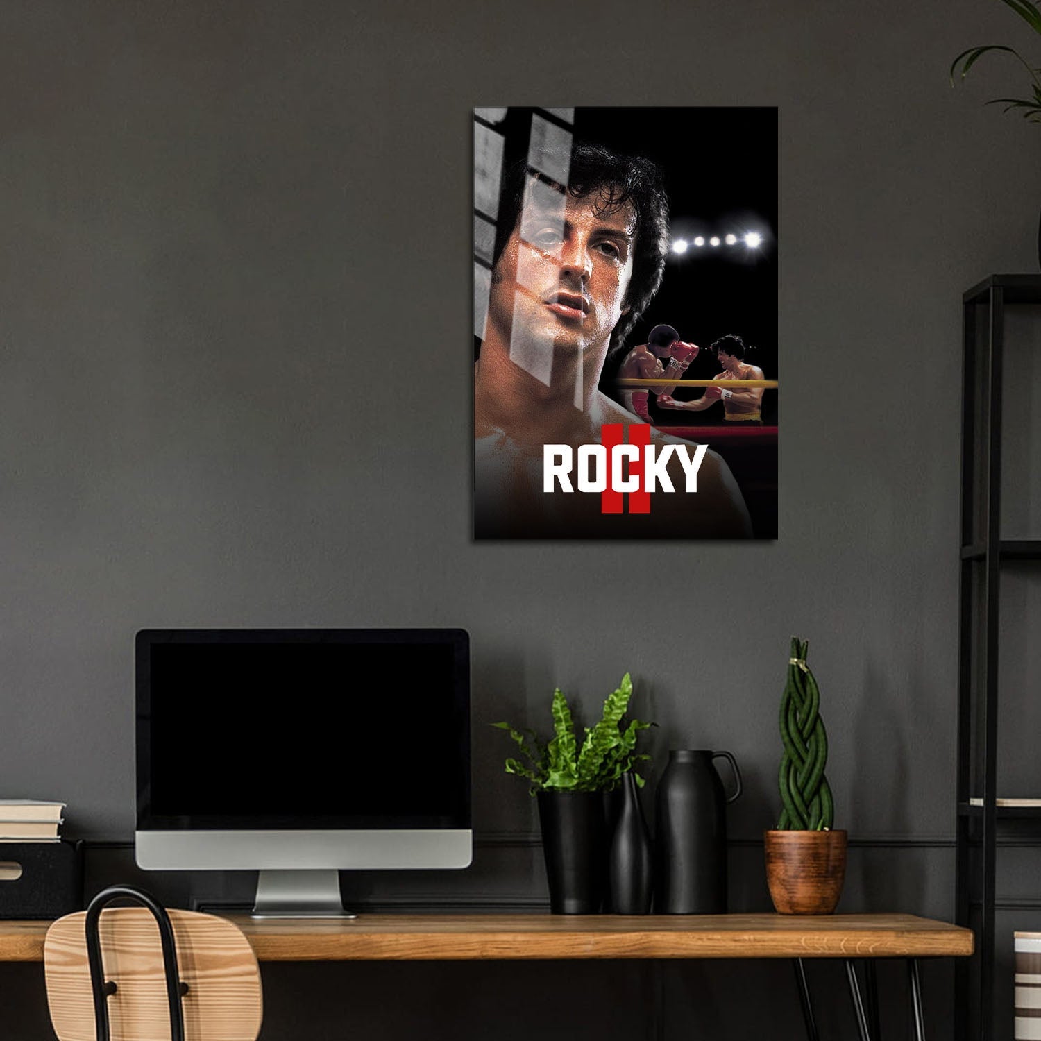 Flex Designs Metal Poster Rocky II Classic 5 x 7" Home Goods - Movie 1979 Movie Metal Poster