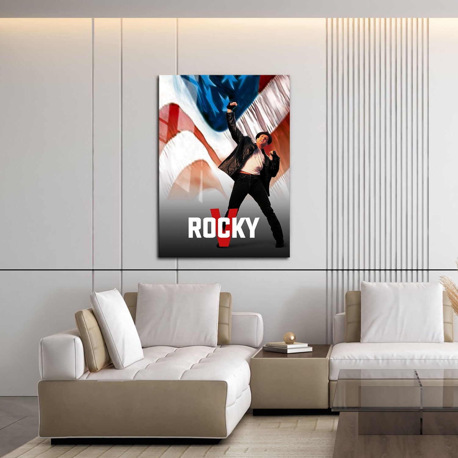 Flex Designs Metal Poster Rocky V Classic 16 x 24" Home Goods - Movie 1990 Movie Metal Poster