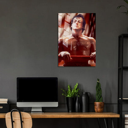 Flex Designs Metal Poster Rocky Key Art 5 x 7" Home Goods - Movie 1976 Movie Metal Poster