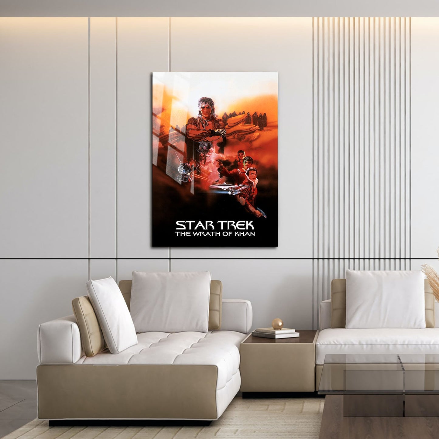 Flex Designs Metal Poster Star Trek II The Wrath of Khan Classic 16 x 24" Home Goods - Movie 1982 Movie Metal Poster