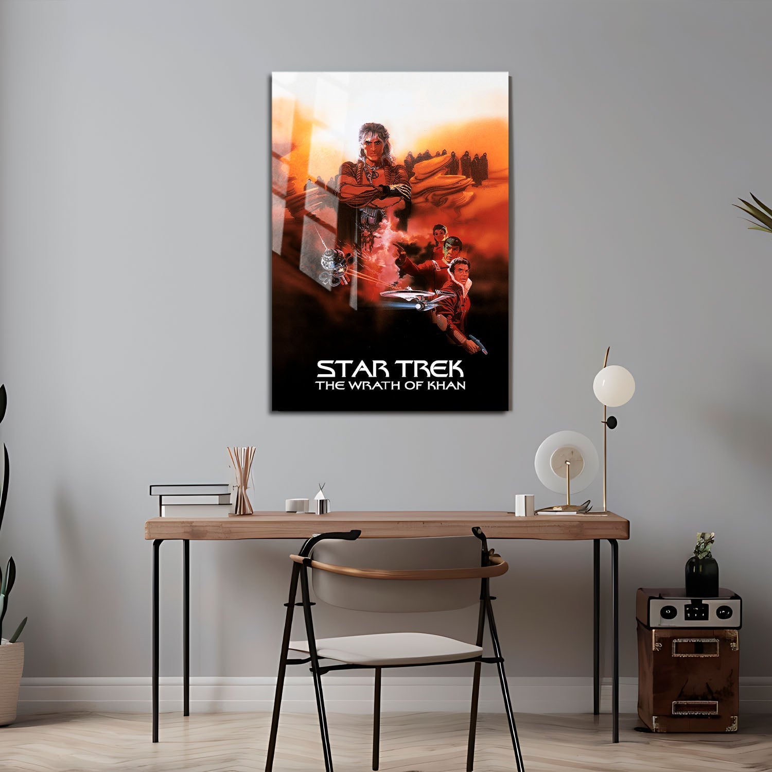 Flex Designs Metal Poster Star Trek II The Wrath of Khan Classic 24 x 36" Home Goods - Movie 1982 Movie Metal Poster