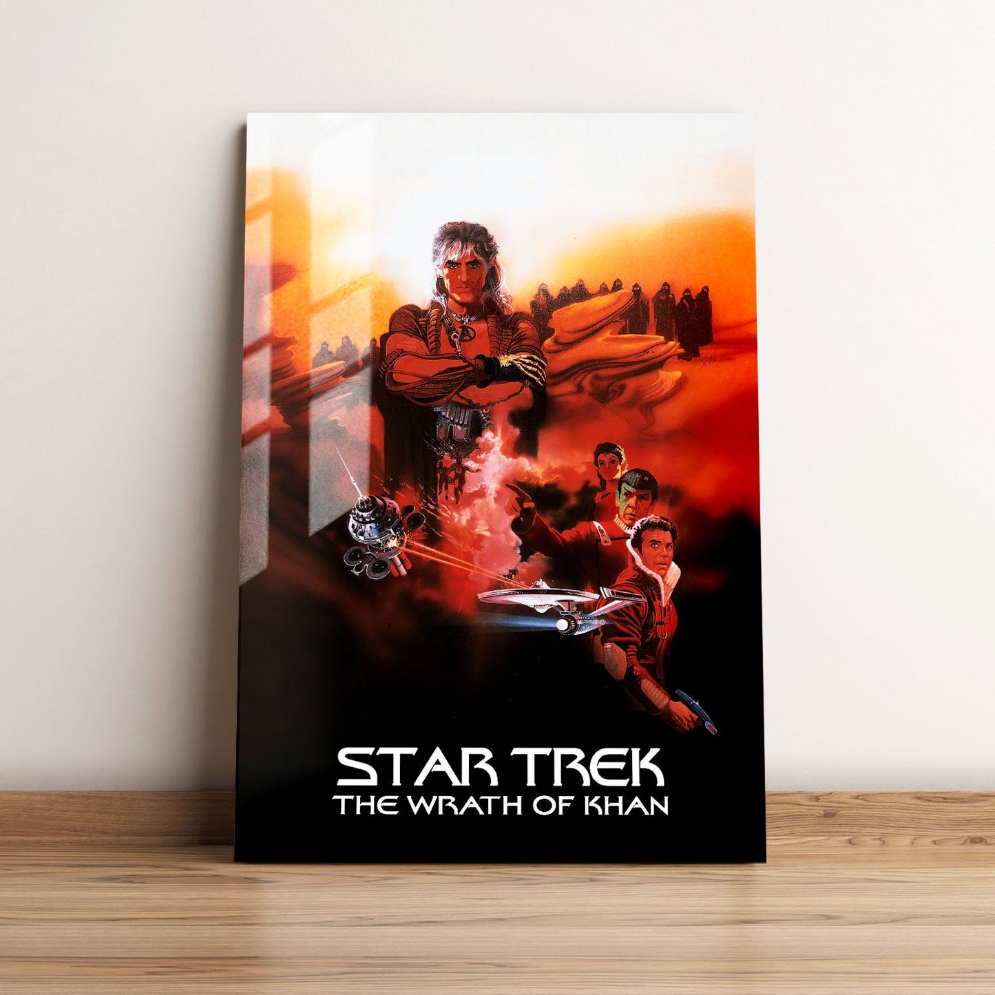 Star Trek II The Wrath of Khan Classic Movie Metal Poster