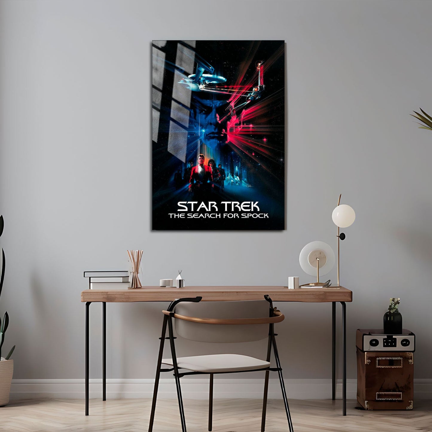 Flex Designs Metal Poster Star Trek III The Search for Spock Classic 24 x 36" Home Goods - Movie 1984 Movie Metal Poster