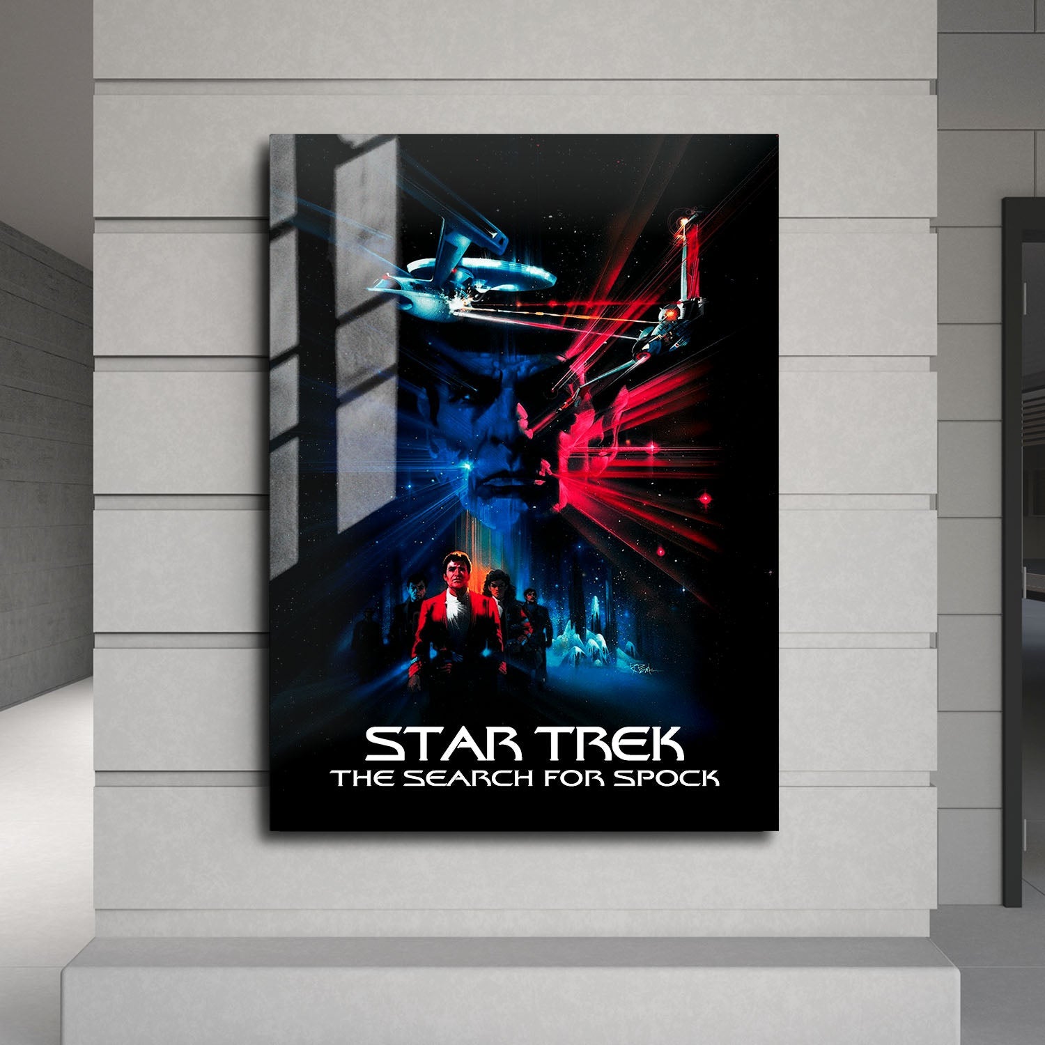 Flex Designs Metal Poster Star Trek III The Search for Spock Classic 24 x 36" Home Goods - Movie 1984 Movie Metal Poster