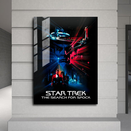 Flex Designs Metal Poster Star Trek III The Search for Spock Classic 24 x 36" Home Goods - Movie 1984 Movie Metal Poster