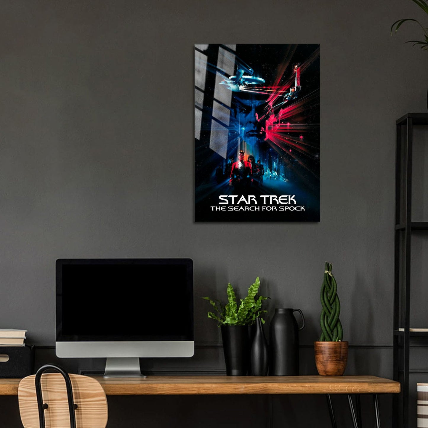 Flex Designs Metal Poster Star Trek III The Search for Spock Classic 5 x 7" Home Goods - Movie 1984 Movie Metal Poster