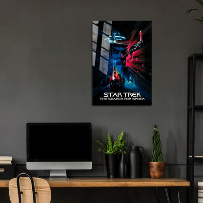 Flex Designs Metal Poster Star Trek III The Search for Spock Classic 5 x 7" Home Goods - Movie 1984 Movie Metal Poster
