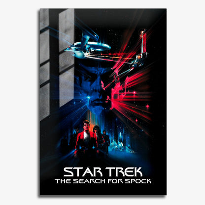 Flex Designs Metal Poster Star Trek III The Search for Spock Classic 11 x 17" Home Goods - Movie 1984 Movie Metal Poster