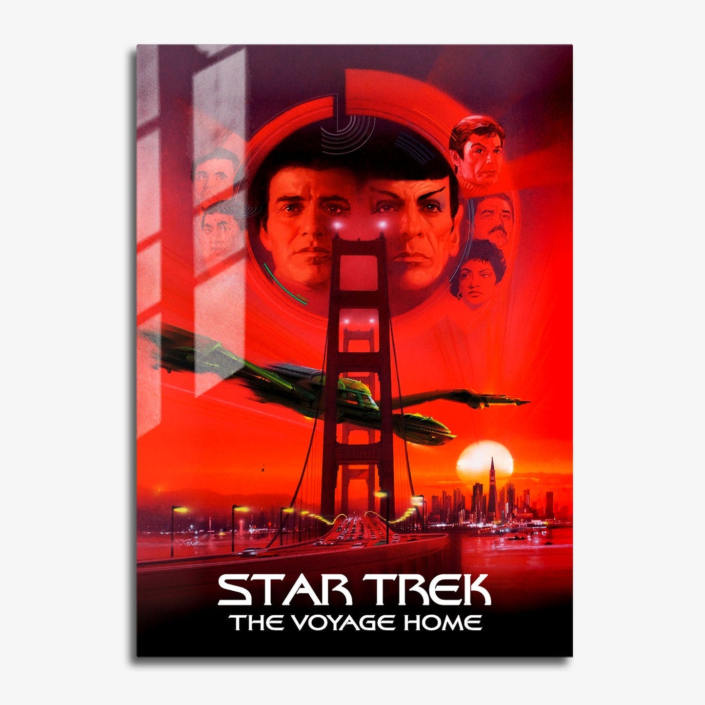 Flex Designs Metal Poster Star Trek IV The Voyage Home Classic 11 x 17" Home Goods - Movie 1986 Movie Metal Poster