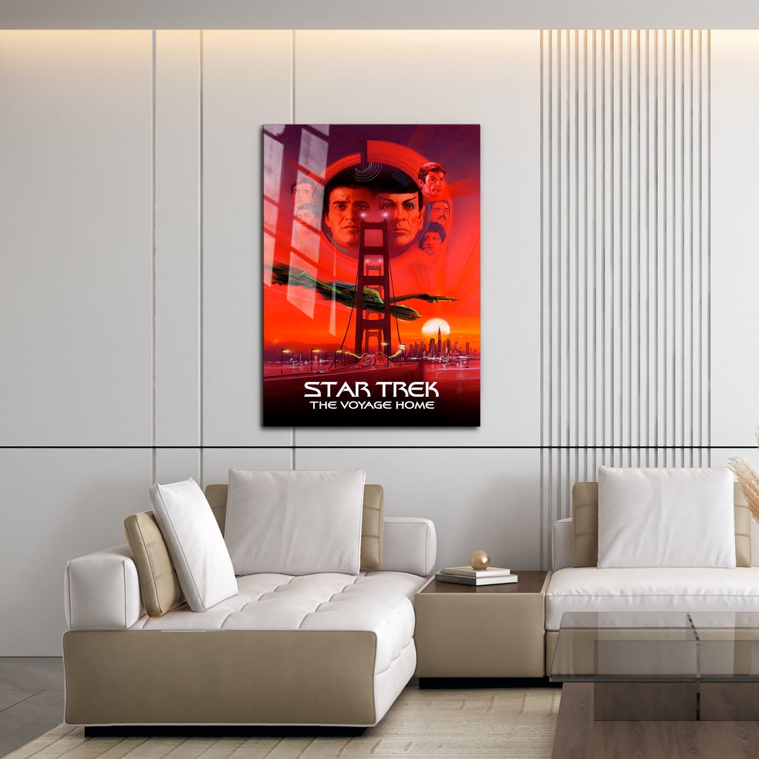 Flex Designs Metal Poster Star Trek IV The Voyage Home Classic 16 x 24" Home Goods - Movie 1986 Movie Metal Poster