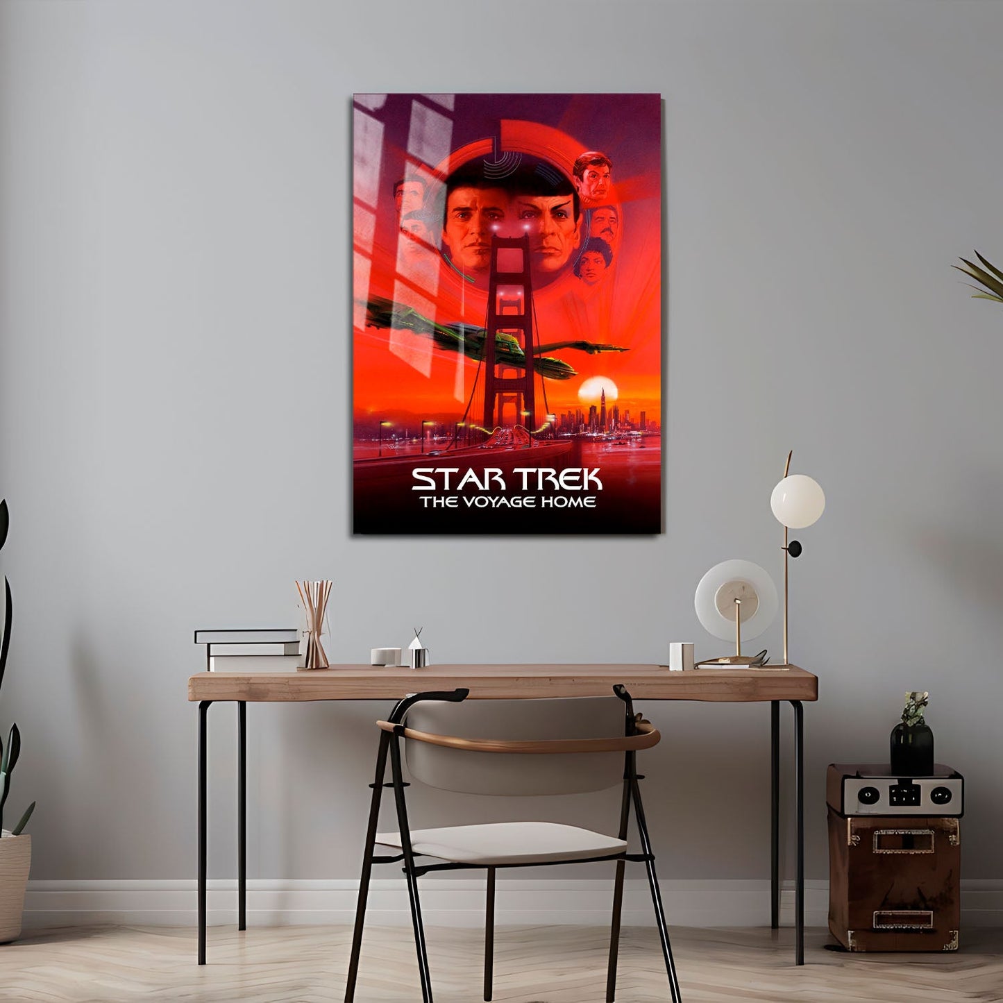 Flex Designs Metal Poster Star Trek IV The Voyage Home Classic 24 x 36" Home Goods - Movie 1986 Movie Metal Poster