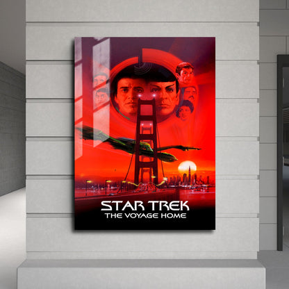 Flex Designs Metal Poster Star Trek IV The Voyage Home Classic 24 x 36" Home Goods - Movie 1986 Movie Metal Poster