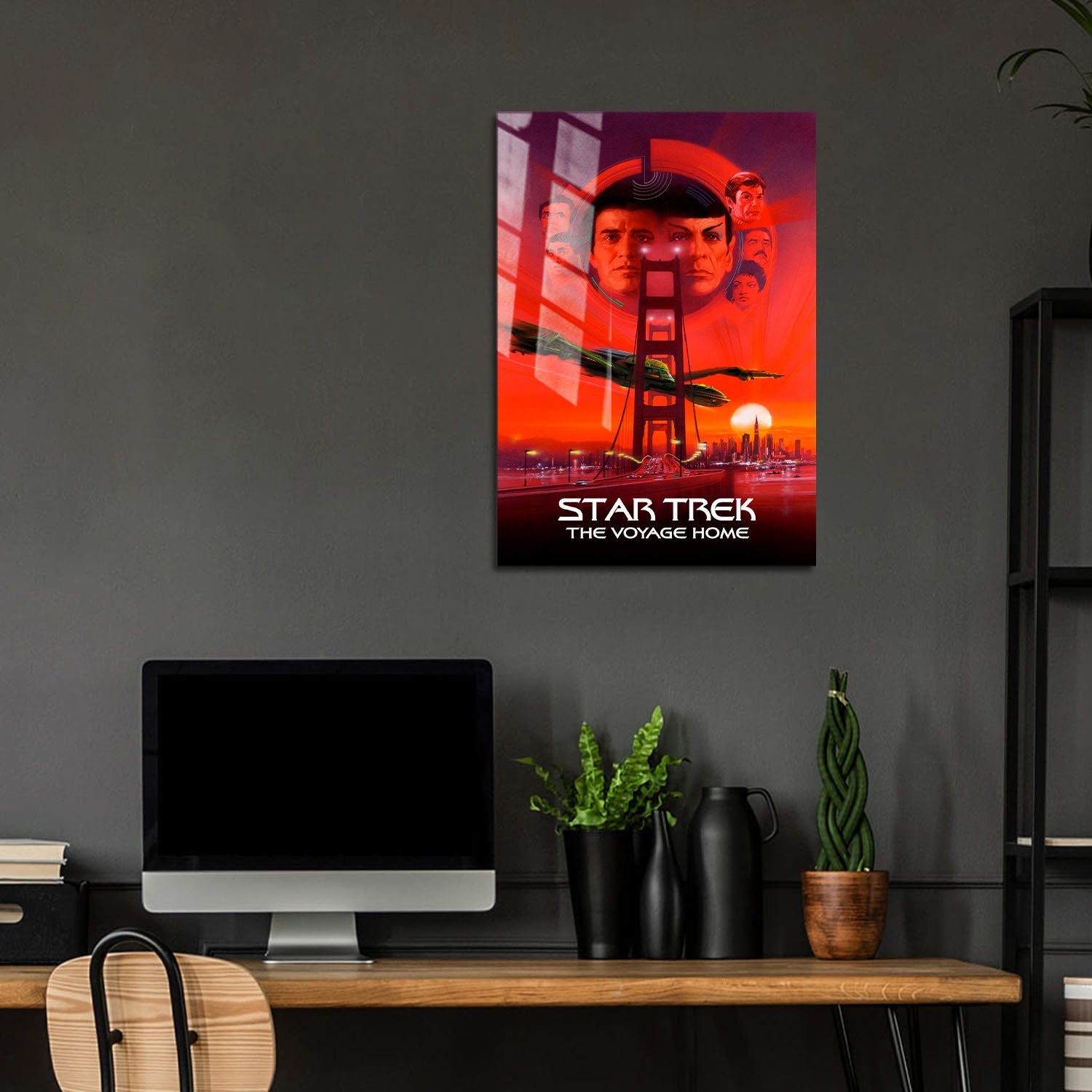 Flex Designs Metal Poster Star Trek IV The Voyage Home Classic 5 x 7" Home Goods - Movie 1986 Movie Metal Poster