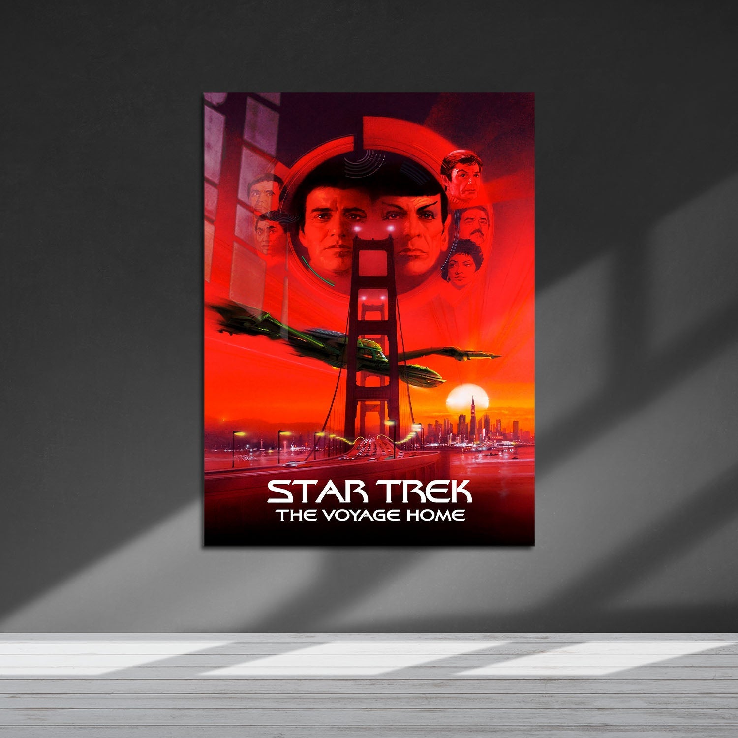 Flex Designs Metal Poster Star Trek IV The Voyage Home Classic 5 x 7" Home Goods - Movie 1986 Movie Metal Poster