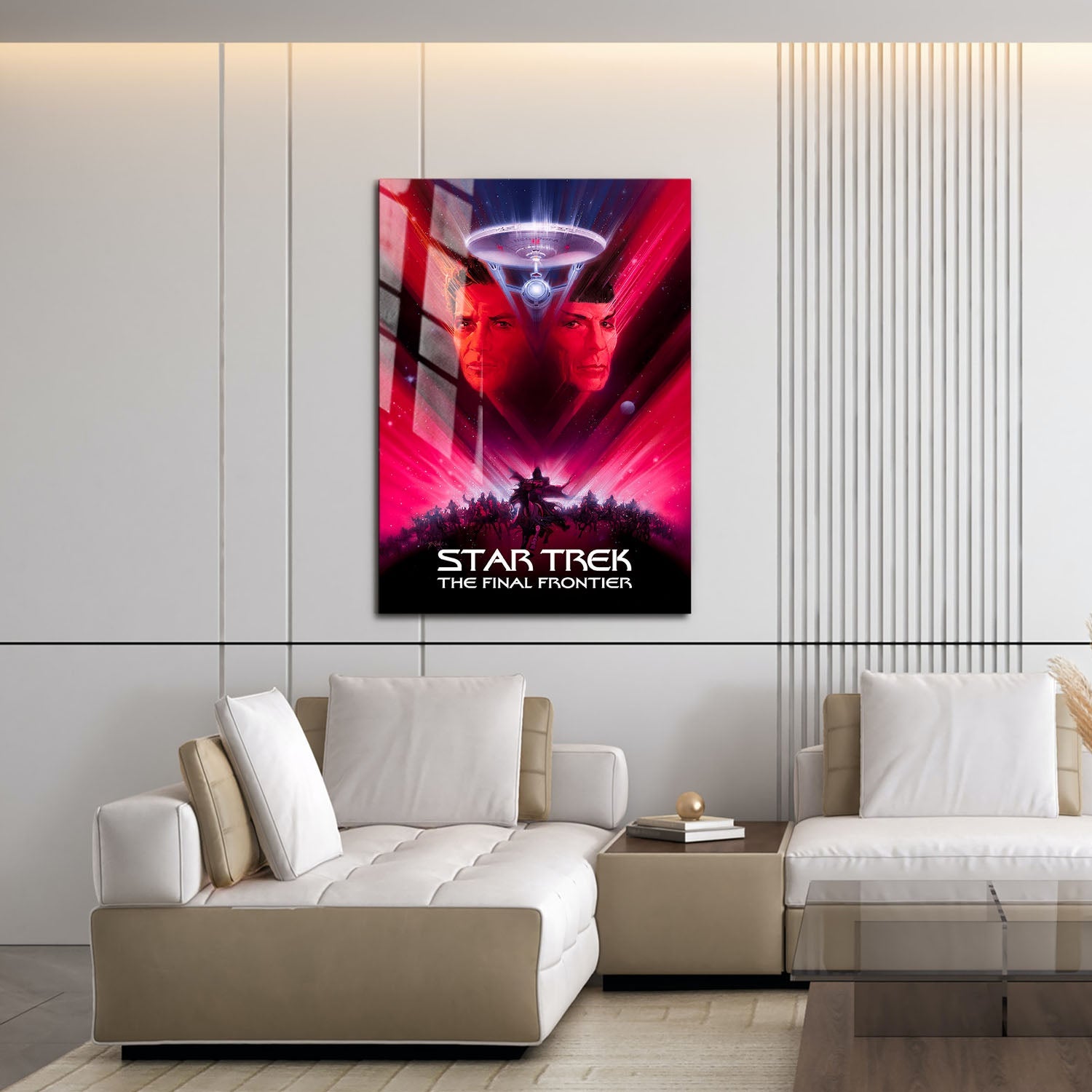 Flex Designs Metal Poster Star Trek V The Final Frontier Classic 16 x 24" Home Goods - Movie 1989 Movie Metal Poster