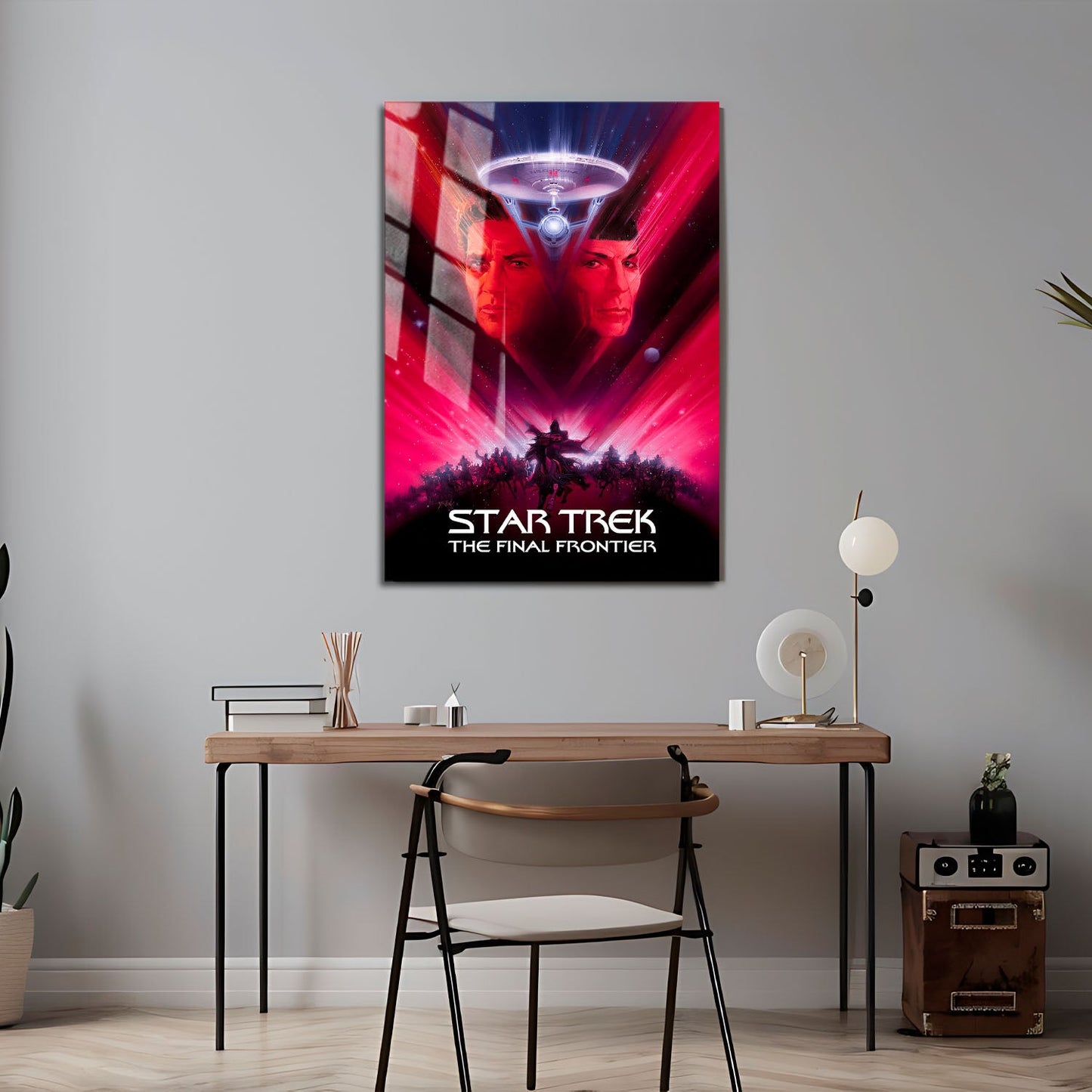 Flex Designs Metal Poster Star Trek V The Final Frontier Classic 24 x 36" Home Goods - Movie 1989 Movie Metal Poster