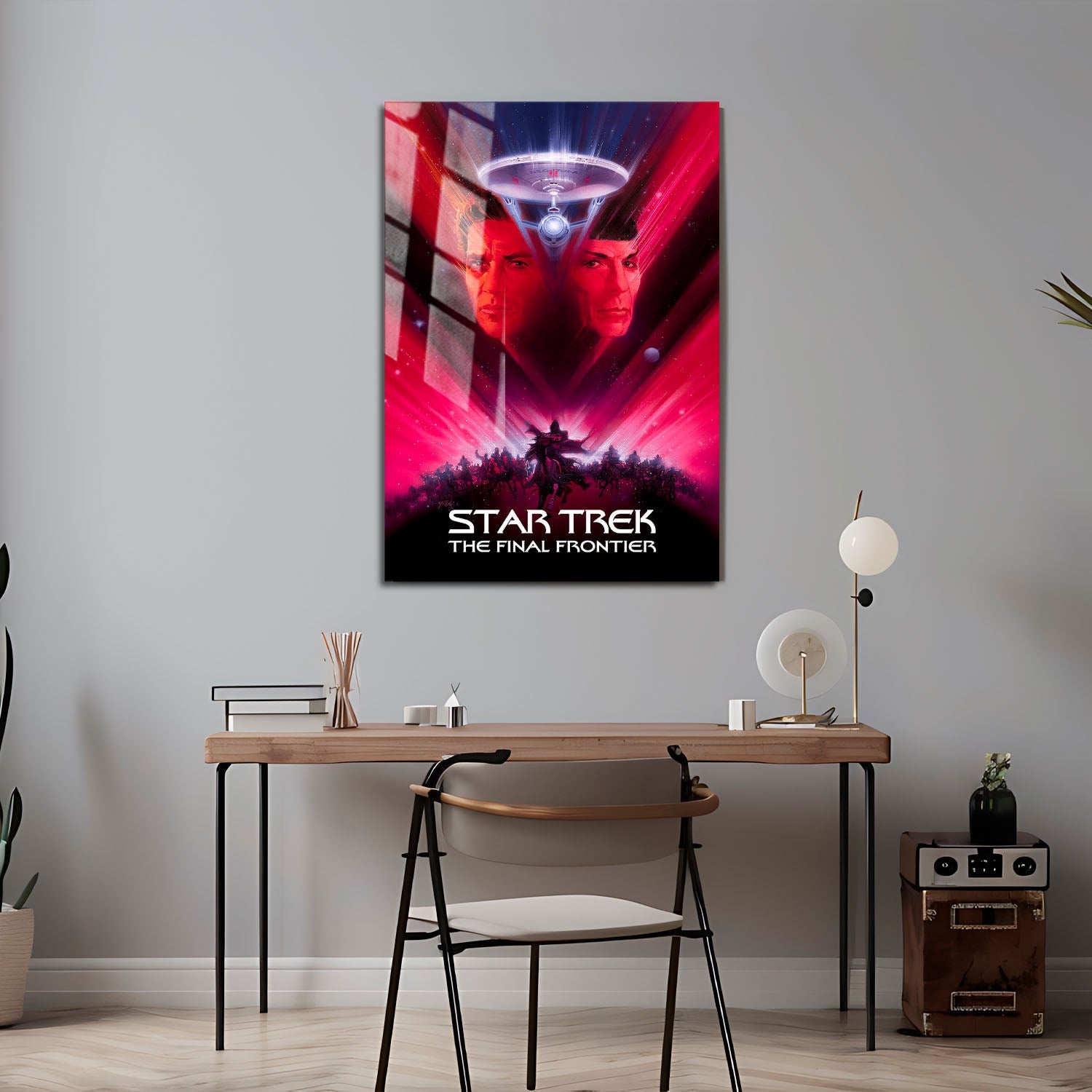 Flex Designs Metal Poster Star Trek V The Final Frontier Classic 24 x 36" Home Goods - Movie 1989 Movie Metal Poster