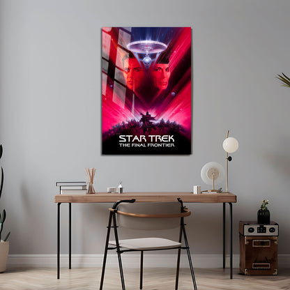 Flex Designs Metal Poster Star Trek V The Final Frontier Classic 24 x 36" Home Goods - Movie 1989 Movie Metal Poster