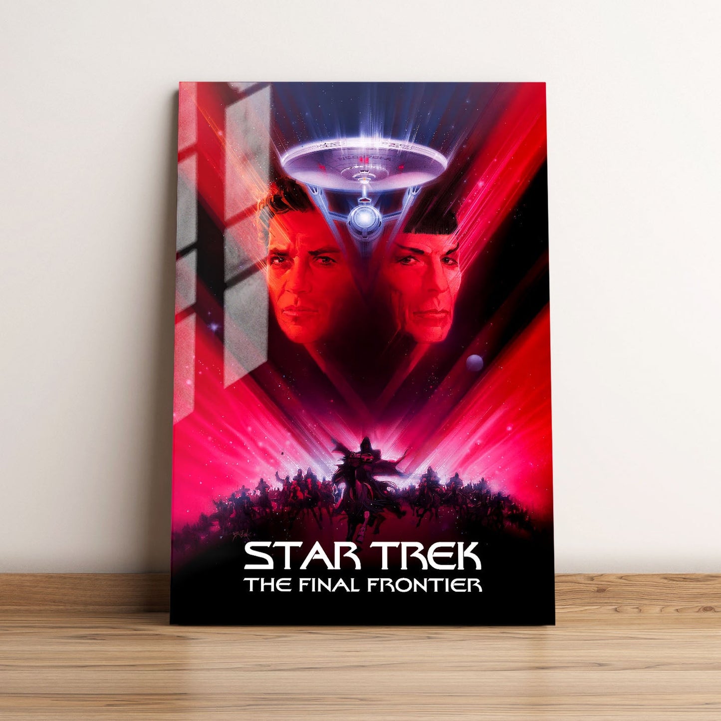 Star Trek V The Final Frontier Classic Movie Metal Poster