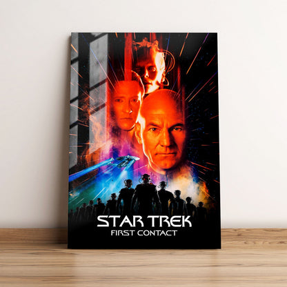 Star Trek First Contact Classic Movie Metal Poster