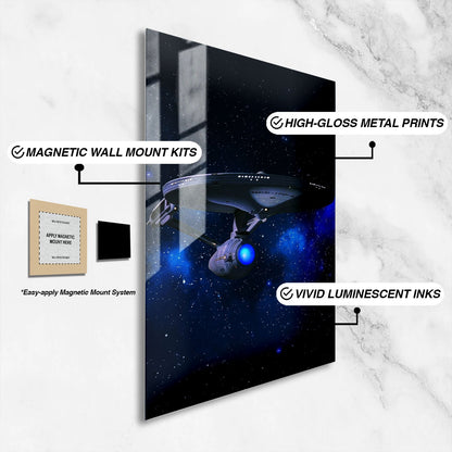 Flex Designs Metal Poster Star Trek Complete Collection Textless 16 x 24" Home Goods - Movie  Movie Metal Poster