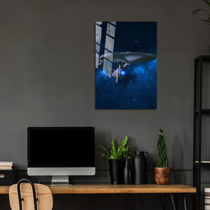 Flex Designs Metal Poster Star Trek Complete Collection Textless 5 x 7" Home Goods - Movie  Movie Metal Poster