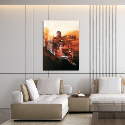 Flex Designs Metal Poster Star Trek II The Wrath of Khan Textless 16 x 24" Home Goods - Movie 1982 Movie Metal Poster