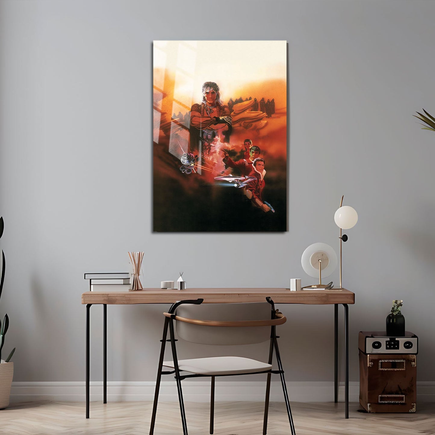 Flex Designs Metal Poster Star Trek II The Wrath of Khan Textless 24 x 36" Home Goods - Movie 1982 Movie Metal Poster