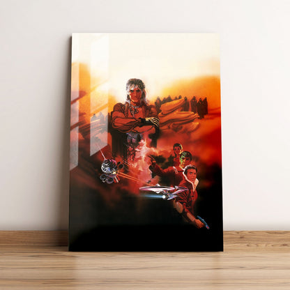 Star Trek II The Wrath of Khan Textless Movie Metal Poster