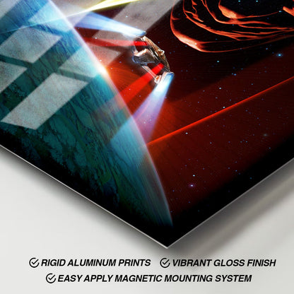 Flex Designs Metal Poster Star Trek Insurrection Textless 11 x 17" Home Goods - Movie 1998 Movie Metal Poster