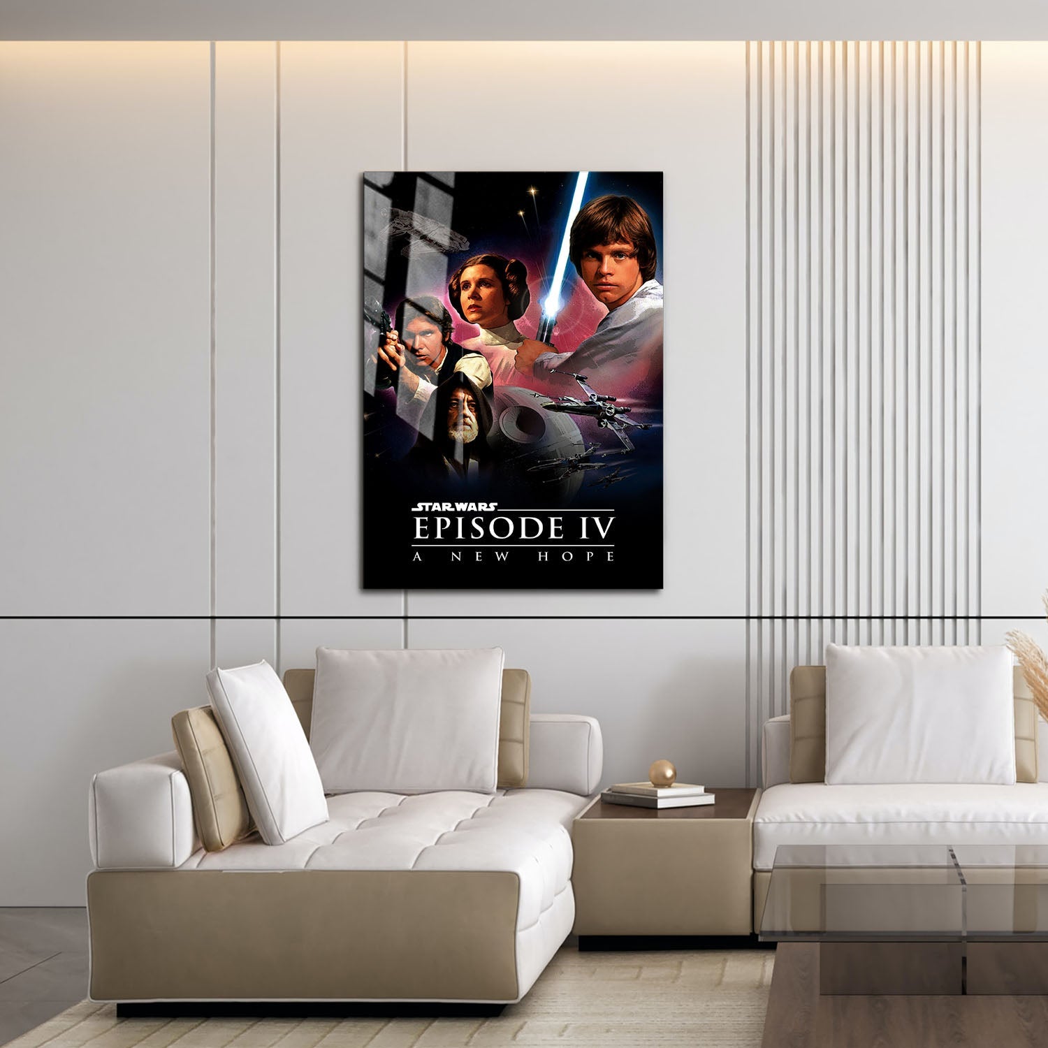Flex Designs Metal Poster Star Wars Episode IV - A New Hope 16 x 24" Home Goods - Movie 1977 Movie Metal Poster