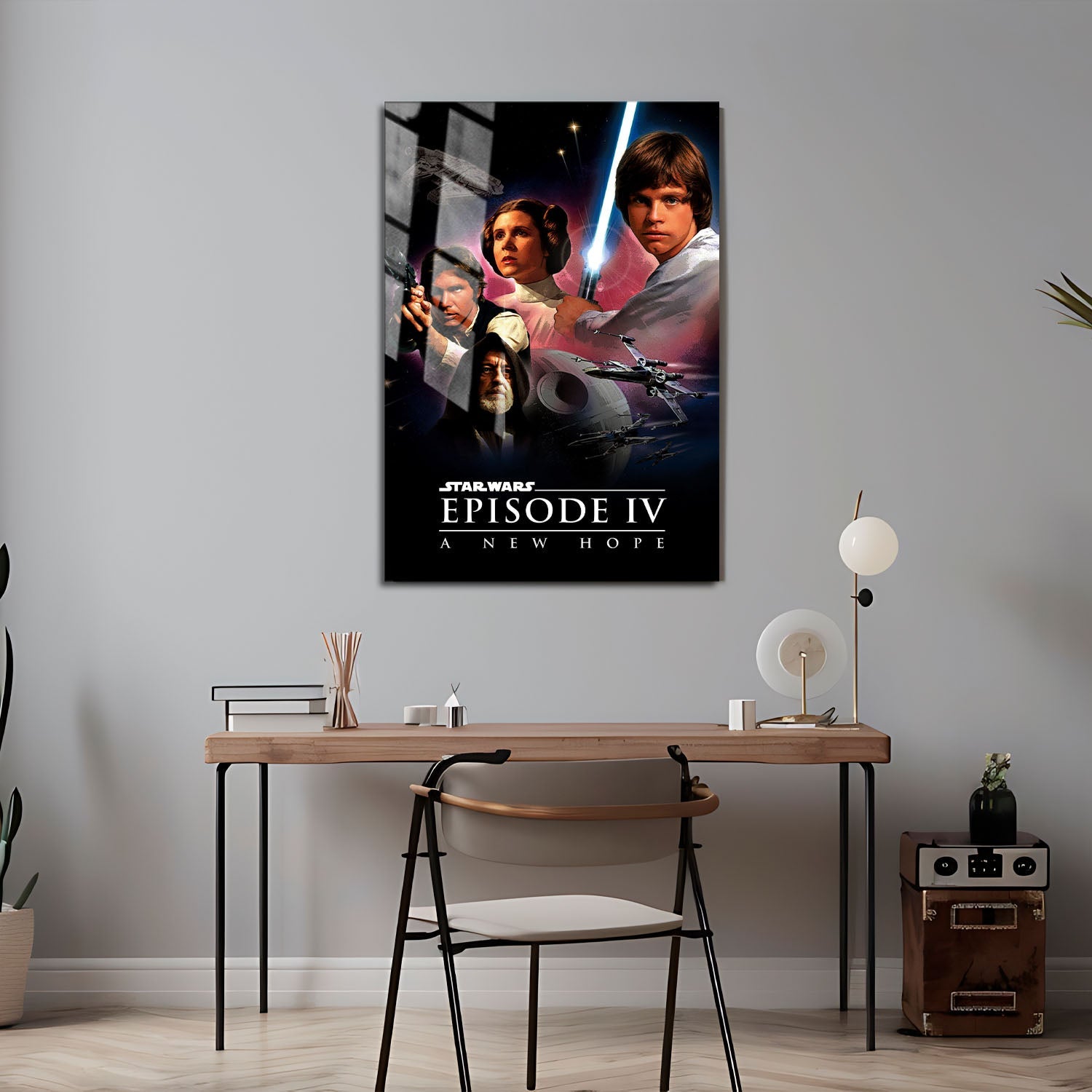 Flex Designs Metal Poster Star Wars Episode IV - A New Hope 24 x 36" Home Goods - Movie 1977 Movie Metal Poster