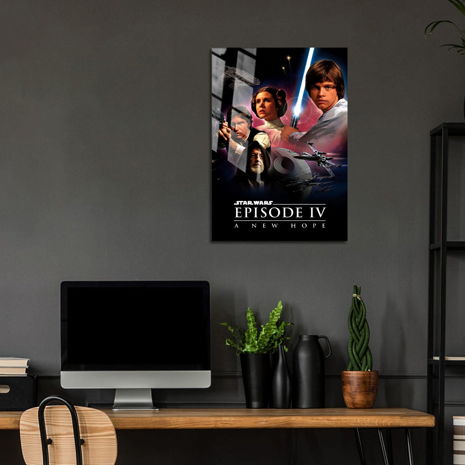Flex Designs Metal Poster Star Wars Episode IV - A New Hope 5 x 7" Home Goods - Movie 1977 Movie Metal Poster
