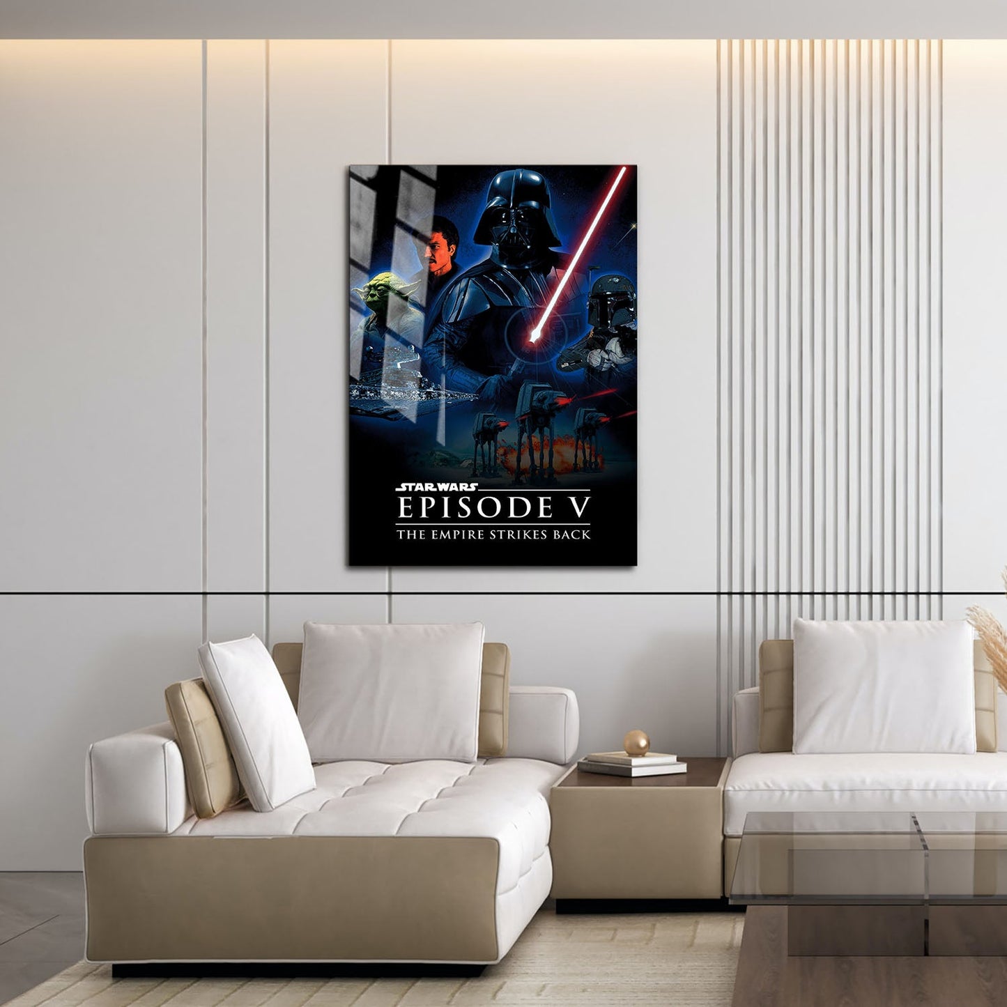 Flex Designs Metal Poster Star Wars Episode V - The Empire Strikes Back 16 x 24" Home Goods - Movie 1980 Movie Metal Poster