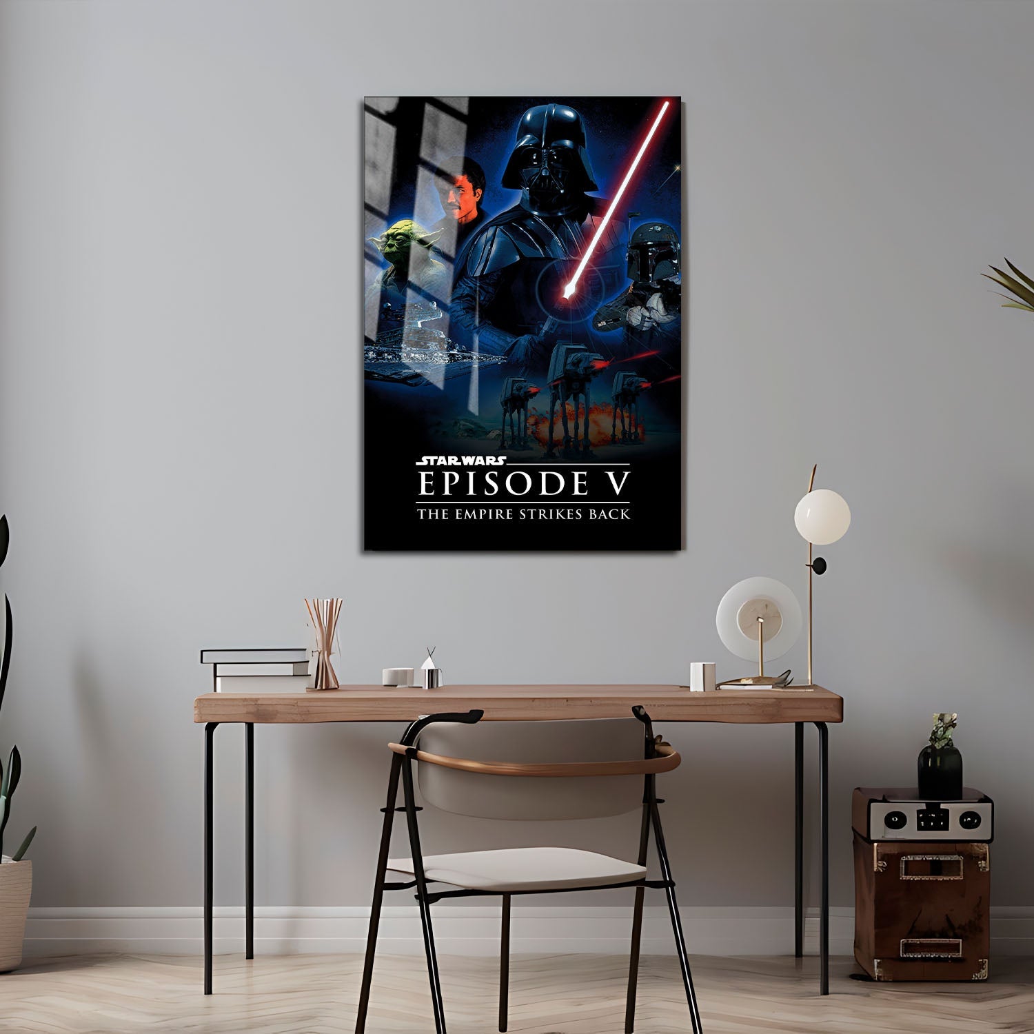 Flex Designs Metal Poster Star Wars Episode V - The Empire Strikes Back 24 x 36" Home Goods - Movie 1980 Movie Metal Poster