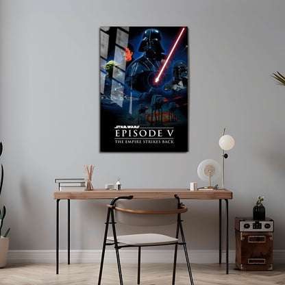 Flex Designs Metal Poster Star Wars Episode V - The Empire Strikes Back 24 x 36" Home Goods - Movie 1980 Movie Metal Poster