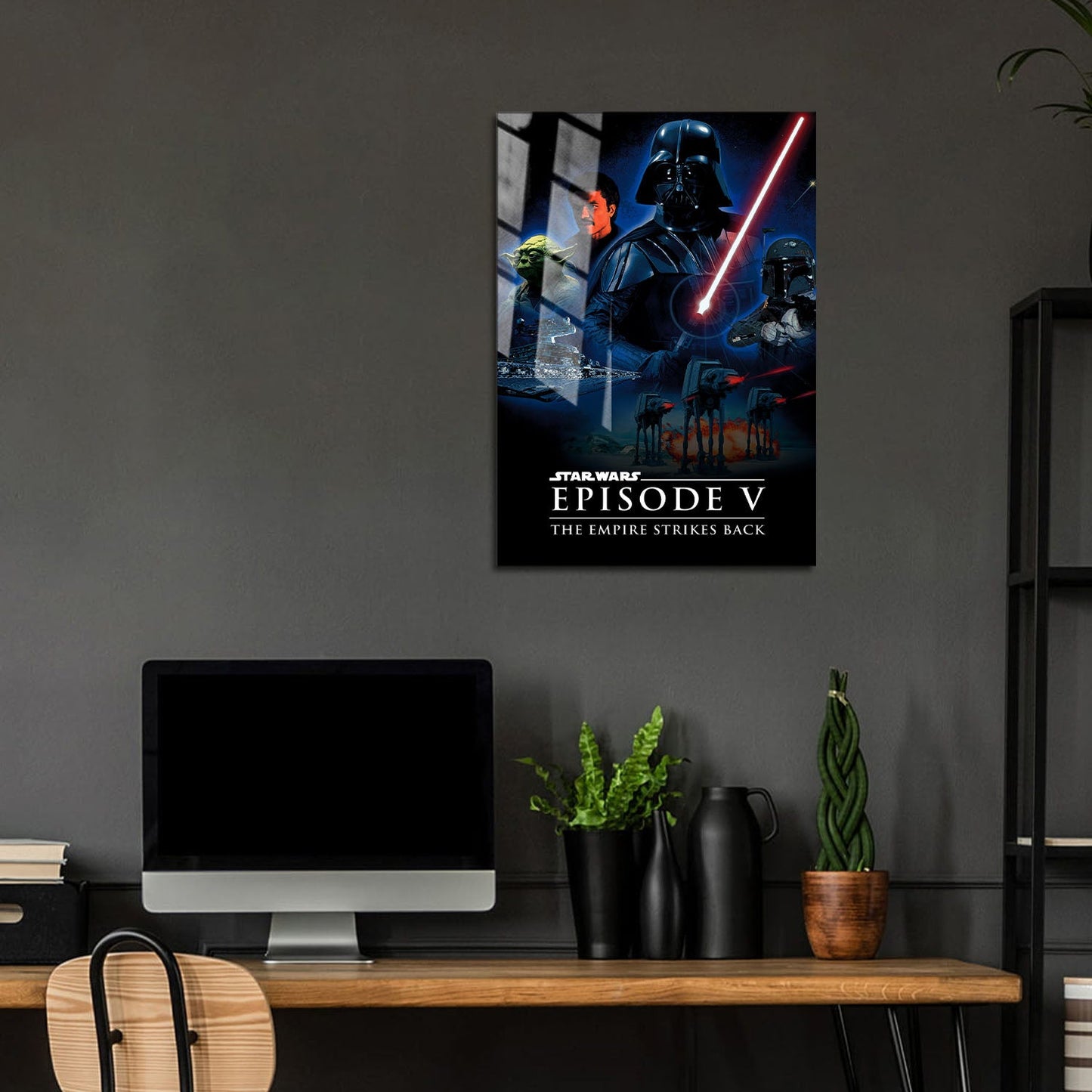 Flex Designs Metal Poster Star Wars Episode V - The Empire Strikes Back 5 x 7" Home Goods - Movie 1980 Movie Metal Poster