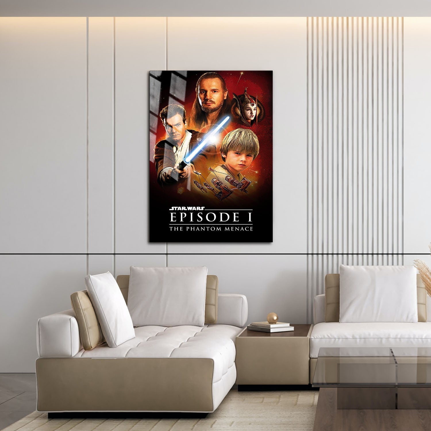Flex Designs Metal Poster Star Wars Episode I - The Phantom Menace 16 x 24" Home Goods - Movie 1999 Movie Metal Poster