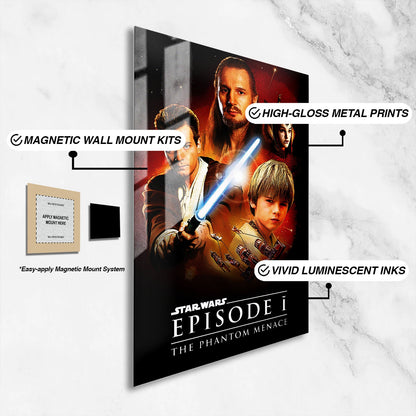 Flex Designs Metal Poster Star Wars Episode I - The Phantom Menace 16 x 24" Home Goods - Movie 1999 Movie Metal Poster