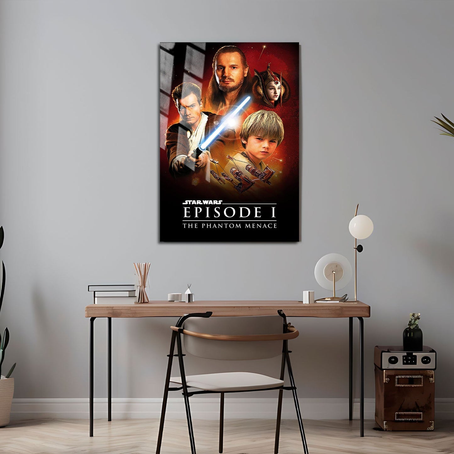Flex Designs Metal Poster Star Wars Episode I - The Phantom Menace 24 x 36" Home Goods - Movie 1999 Movie Metal Poster