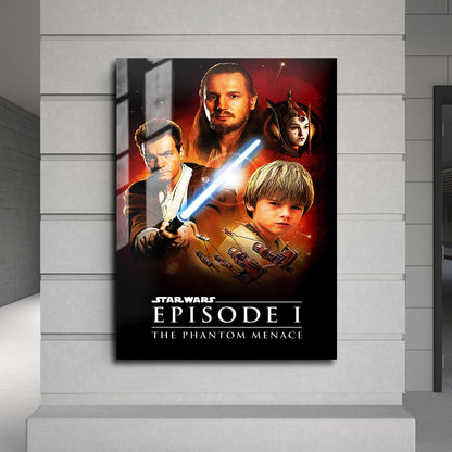 Flex Designs Metal Poster Star Wars Episode I - The Phantom Menace 24 x 36" Home Goods - Movie 1999 Movie Metal Poster