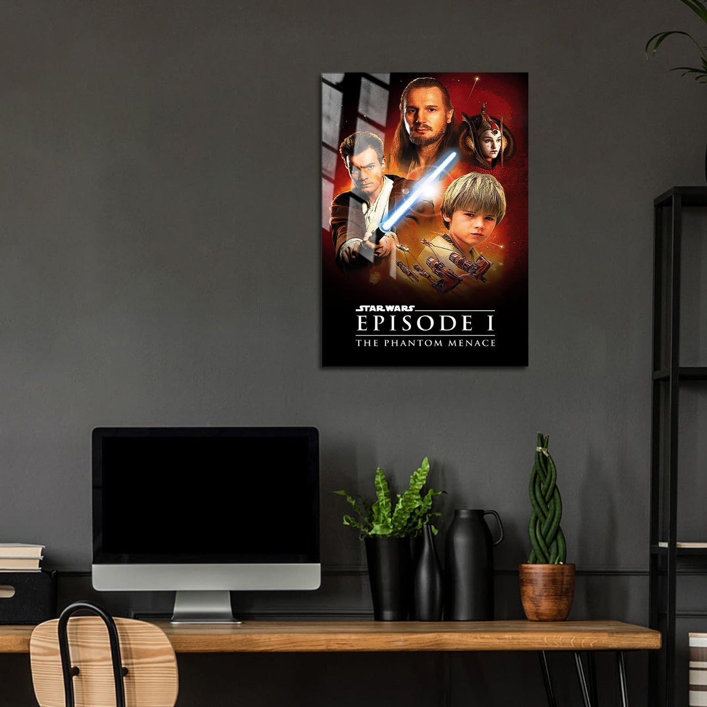 Flex Designs Metal Poster Star Wars Episode I - The Phantom Menace 5 x 7" Home Goods - Movie 1999 Movie Metal Poster
