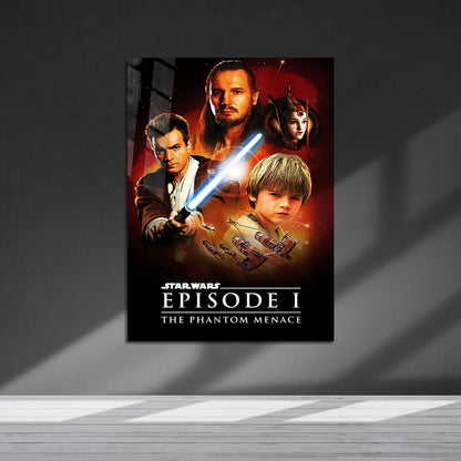 Flex Designs Metal Poster Star Wars Episode I - The Phantom Menace 5 x 7" Home Goods - Movie 1999 Movie Metal Poster