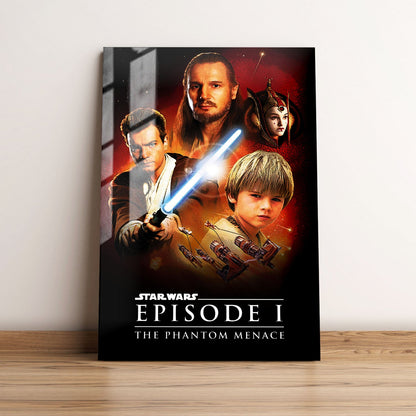 Star Wars Episode I - The Phantom Menace Movie Metal Poster