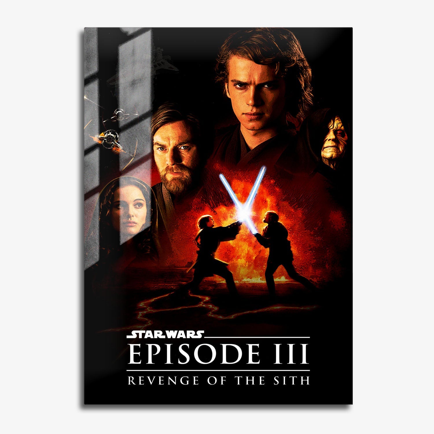 Flex Designs Metal Poster Star Wars Episode III - Revenge of the Sith 11 x 17" Home Goods - Movie 2005 Movie Metal Poster