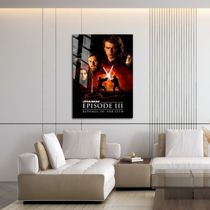 Flex Designs Metal Poster Star Wars Episode III - Revenge of the Sith 16 x 24" Home Goods - Movie 2005 Movie Metal Poster