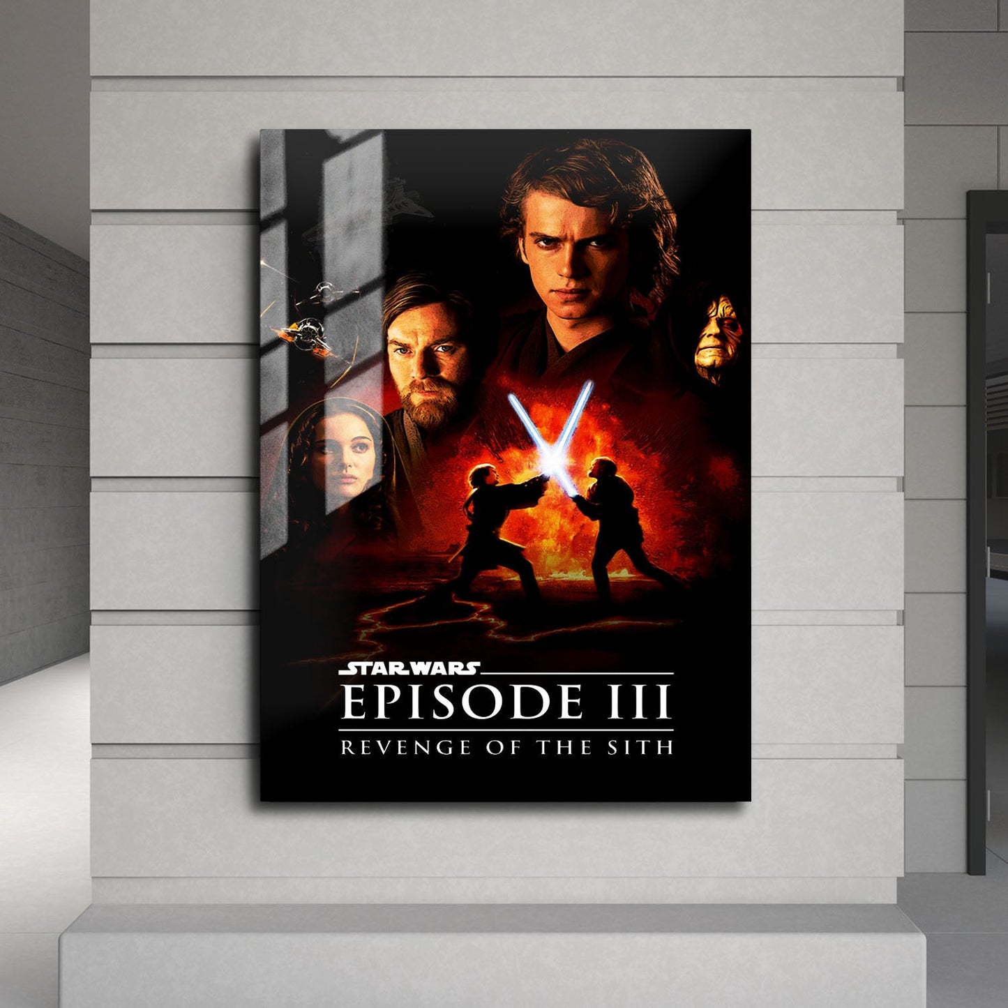 Flex Designs Metal Poster Star Wars Episode III - Revenge of the Sith 24 x 36" Home Goods - Movie 2005 Movie Metal Poster